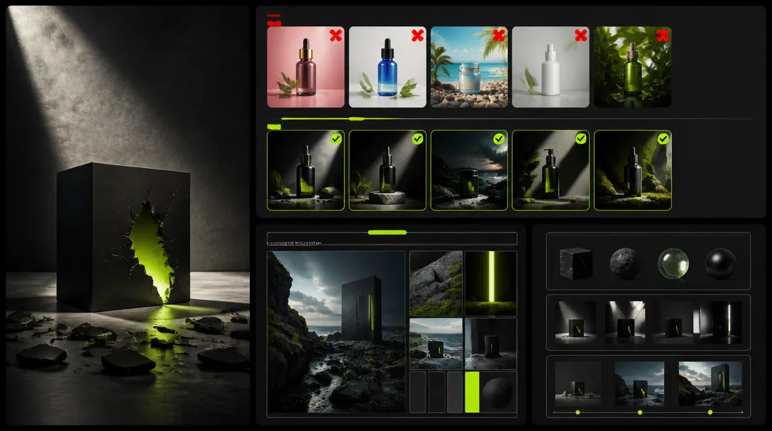 Why Most AI Campaign Assets Look Cheap and How to Fix It Before the First Render - in-article production visual 1
