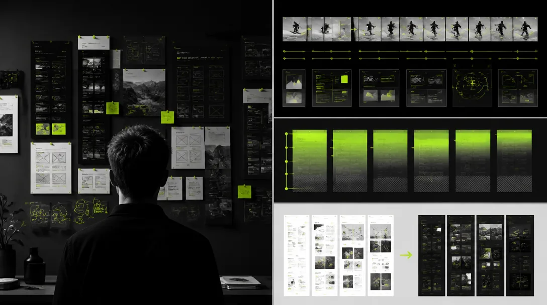 Landing Pages Need Motion Proof, Not More Sections - in-article production visual 2