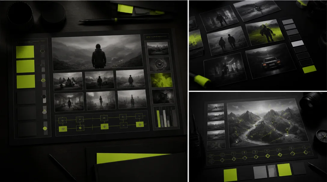 Co má obsahovat zadání pro AI video před generováním - in-article production visual 2